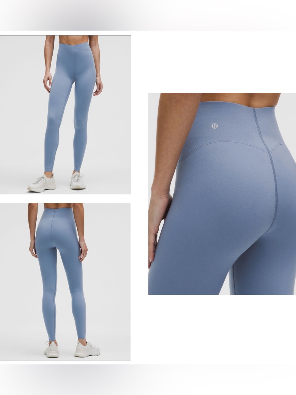 NWT Lululemon Glow-Up HR Tight 25” in Washed Denim Size 6